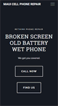 Mobile Screenshot of mauicellphonerepair.com