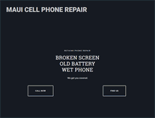 Tablet Screenshot of mauicellphonerepair.com